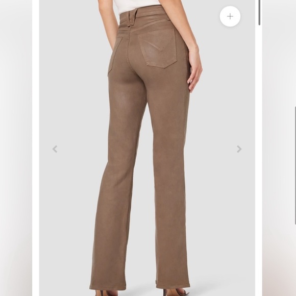 Hudson Jeans Faye Ultra-High Rise Flare Jean in Coated Chinchilla - Picture 5 of 8